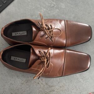 Kids' Brown Dress Shoes